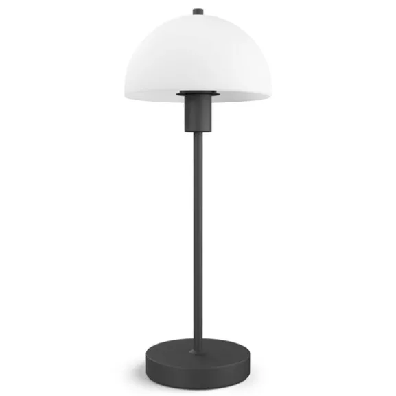 Vienda bordslampa svart/glas E14