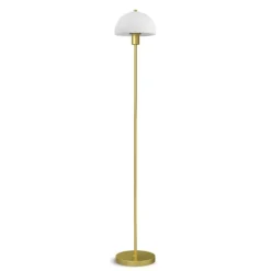 Vienda golvlampa mässing/glas E14