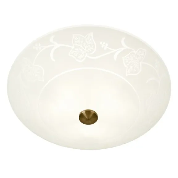 Vinranka plafond, vit/antik 50cm