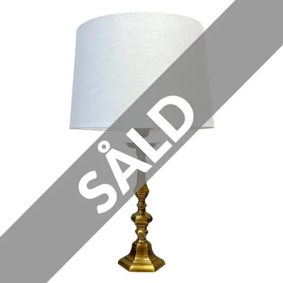 Vintage lampfot mässing
