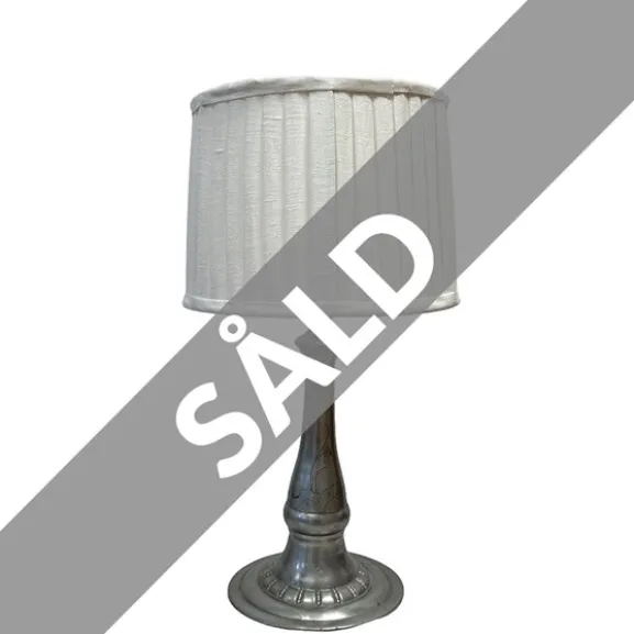 Vintage lampfot tenn