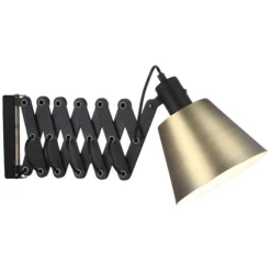 VINTAGE Vägglampa svartoljad/ antique