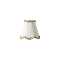 Viol lampettskärm, beige 12cm