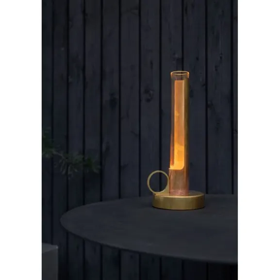 Visir Portabel Bordslampa Rå mässing