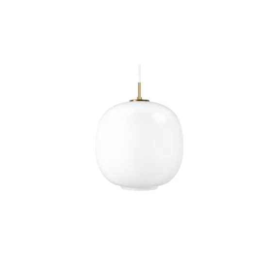 VL45 Radio 250 pendel, blank opal/mässing 25cm
