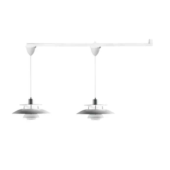 Vrida 2 lamparm, vit 1,5m DCL