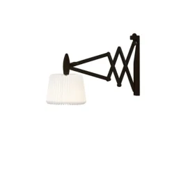 Wall lamp, SAX, black oak, incl. shade 120XS