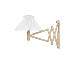 Wall lamp, SAX light oak, incl. shade 1-17, L:60cm