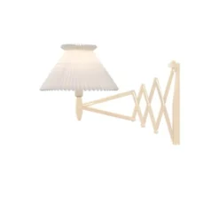 Wall lamp, SAX, light oak, incl. shade 6-21