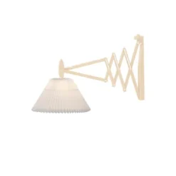 Wall lamp, SAX, light oak, incl. shade 2-21