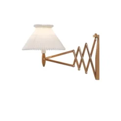 Wall lamp, SAX, smoked oak, incl shade 6-21