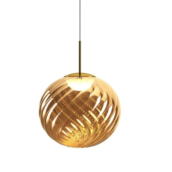 Whirl Pendant 45cm Gold LED CB-CCC