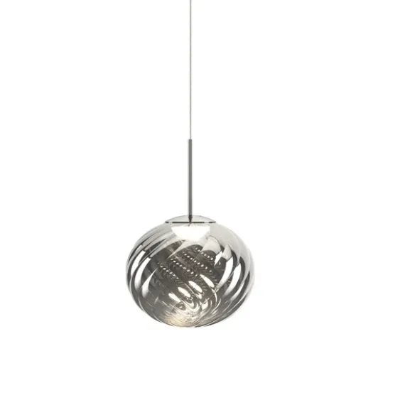Whirl Pendant 30cm Silver LED CB-CCC