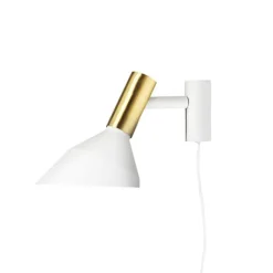 Why vägglampa, vit/mässing