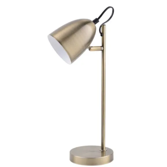 YEP! Bordslampa, antik mässing