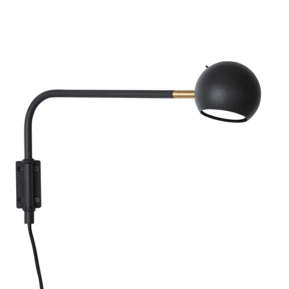 YES! vägglampa, svart